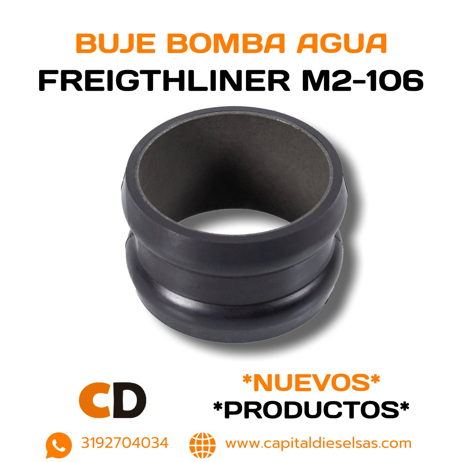 BUJE CAUCHO BOMBA AGUA OM 904 / 906 ZOCALO