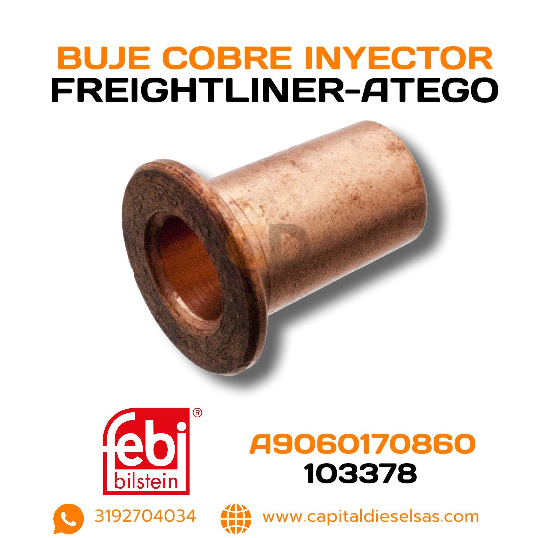 BUJE COBRIZADO INYECTOR M2 106 OM906 70-34831-00 _ 103378