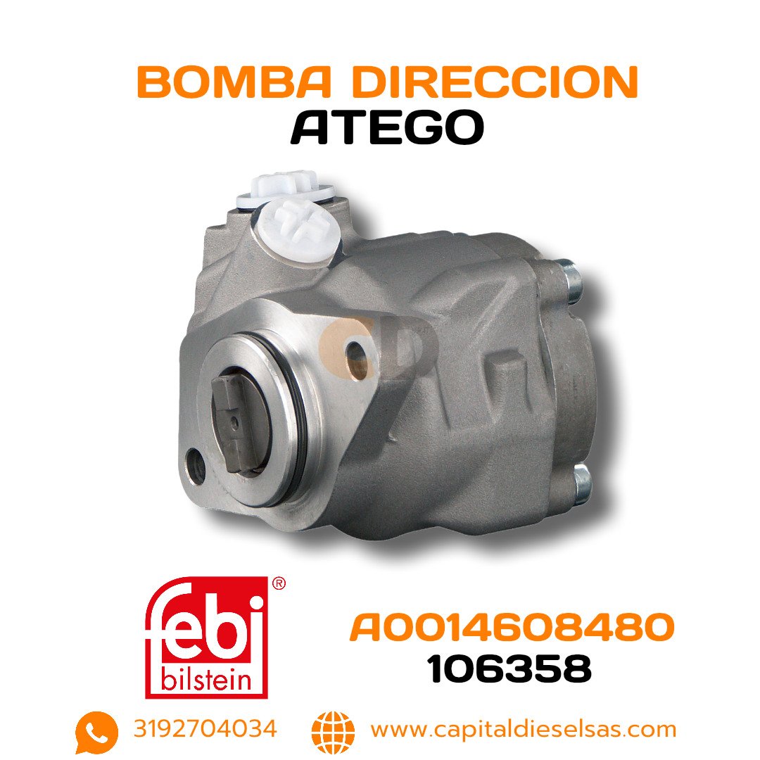 BOMBA DIRECCION HIDRAULICA MERCEDES BENZ ACTROS 0024601580 _ 106358